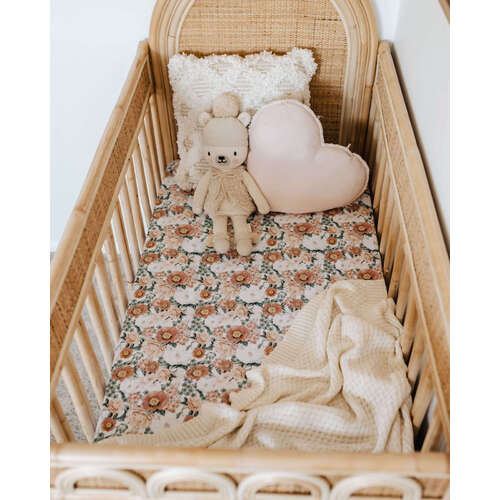 Snuggle Hunny Kids Fitted Cot Sheet Florence