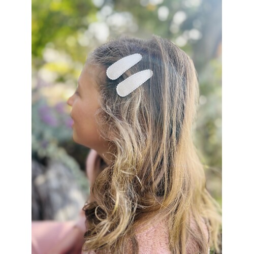 Mini & Me Snap Clip Set Gold
