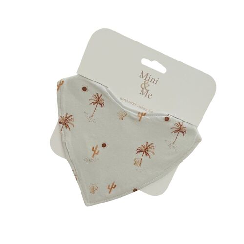 Mini & Me Waterproof Dribble Bib Desert Palms