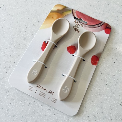 Mini & Me Spoon Set Almond