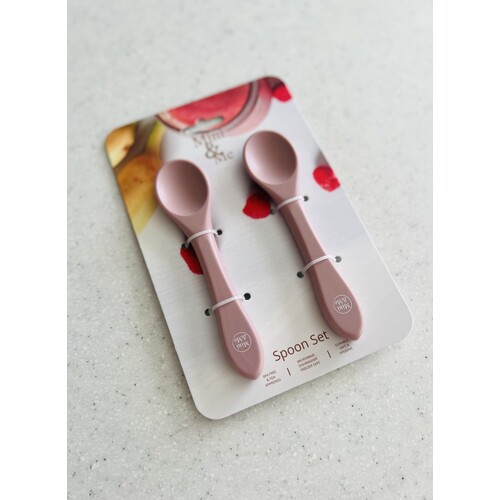 Mini & Me Spoon Set Cherry