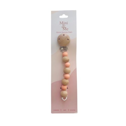 Mini & Me Classic Dummy Chain Peach