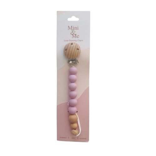 Mini & Me Luxe Dummy Chain Lilac