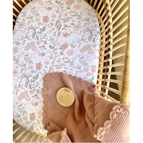 Mini & Me Bassinet Sheet Amelia