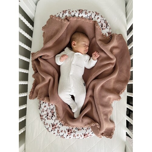 Mini & Me Bassinet Sheet Addison - Clearance