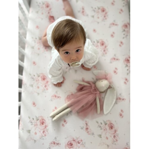 Mini & Me Fitted Cot Sheet Imogen