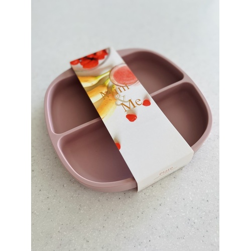 Mini & Me Divider Plate Cherry