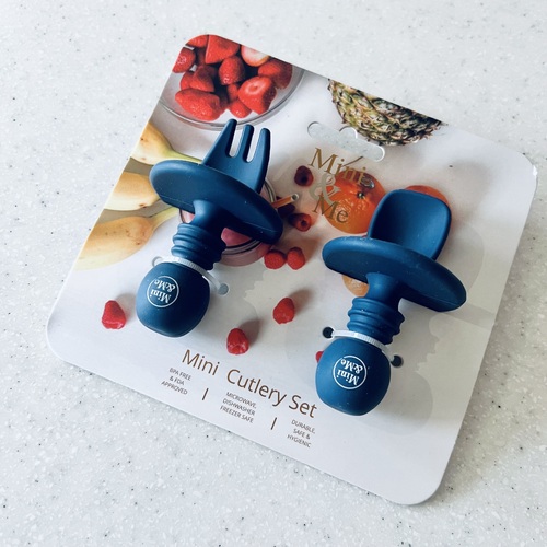 Mini & Me Mini Cutlery Set Blueberry