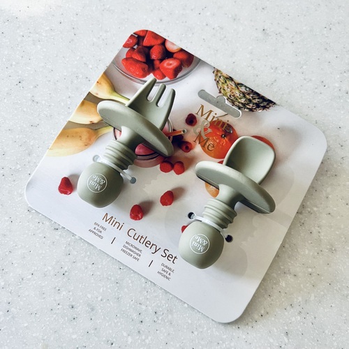 Mini & Me Mini Cutlery Set Olive