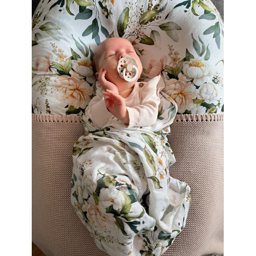 Mini & Me Bamboo Muslin Wrap Ivy