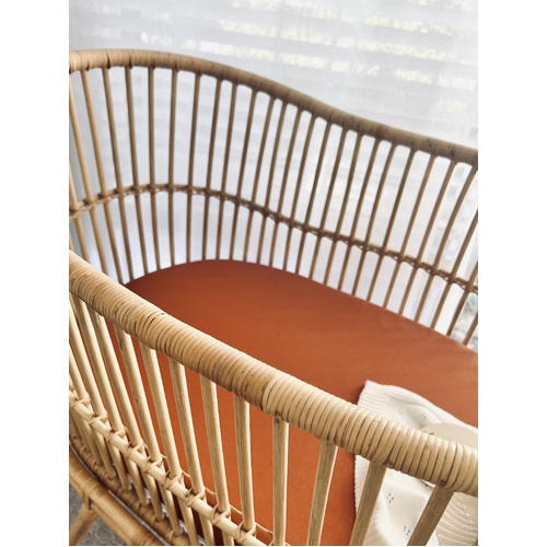 Mini & Me Bassinet Sheet Chestnut - Clearance