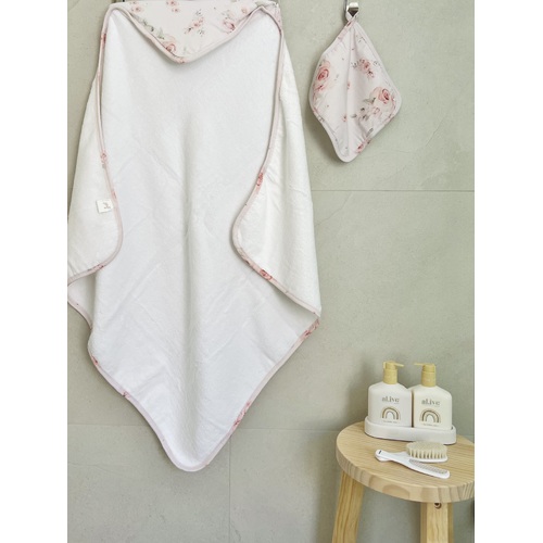 Mini & Me Hooded Towel & Wash Cloth Set Imogen