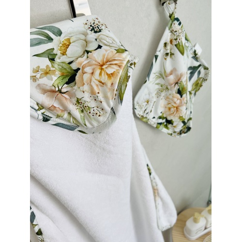Mini & Me Hooded Towel & Wash Cloth Set Ivy - Clearance