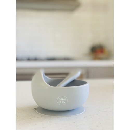 Mini & Me Wave Bowl & Spoon Porcini