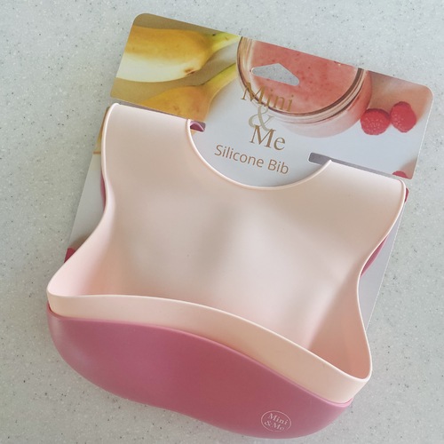 Mini & Me Bib Set (Guava & Marshmallow)