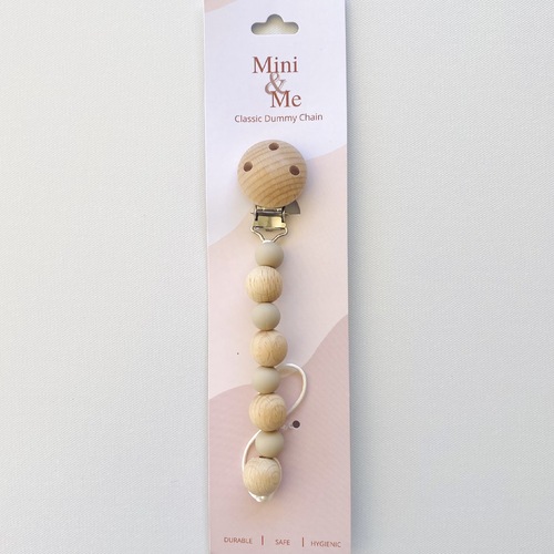 Mini & Me Classic Dummy Chain (Almond)