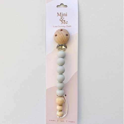 Mini & Me Luxe Dummy Chain Porcini