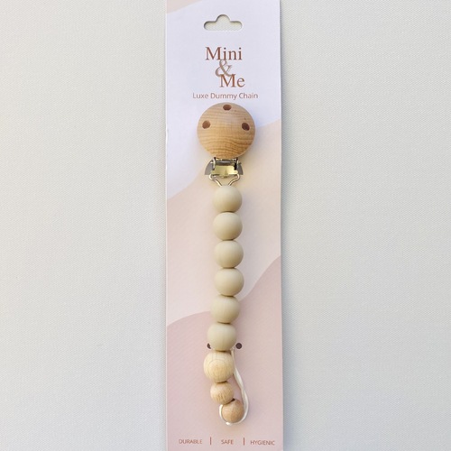 Mini & Me Luxe Dummy Chain (Almond)