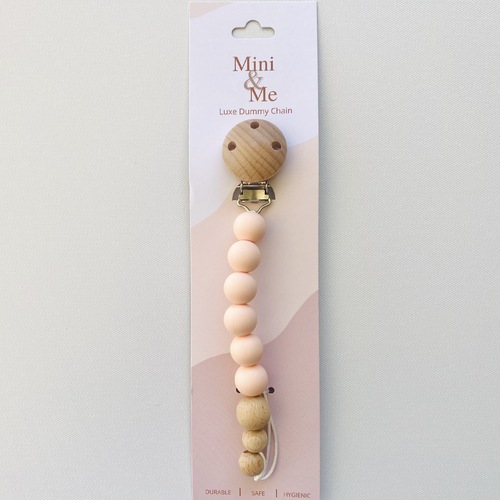 Mini & Me Luxe Dummy Chain Marshmallow