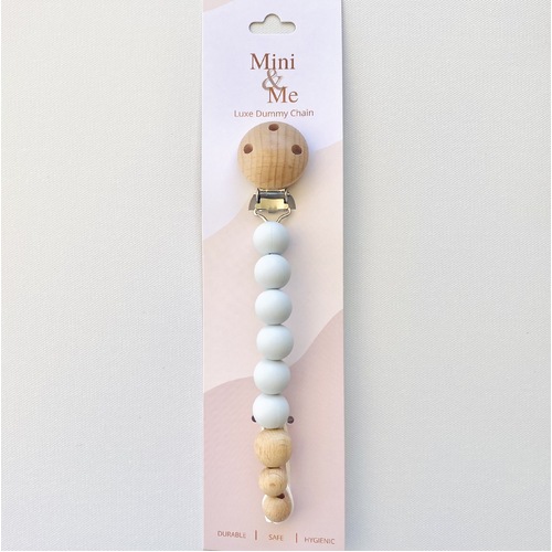 Mini & Me Luxe Dummy Chain Ice Blue