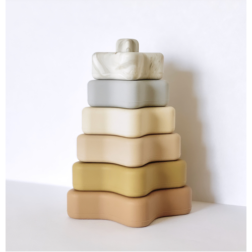 Mini & Me Star Stacking Toy Neutral