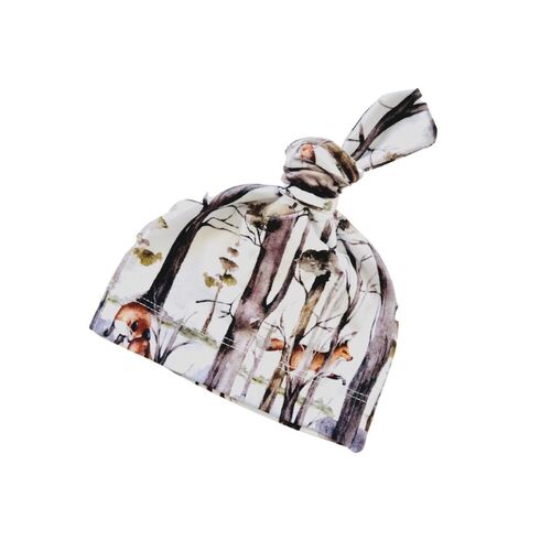 Mini & Me Knotted Beanie Fox Hunt