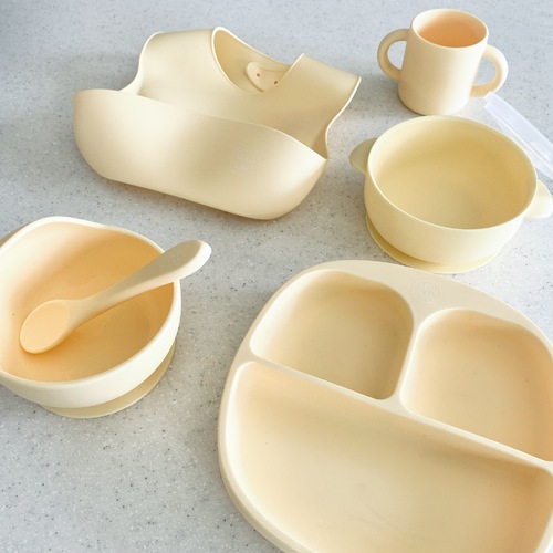 Mini & Me Dinner Set Custard