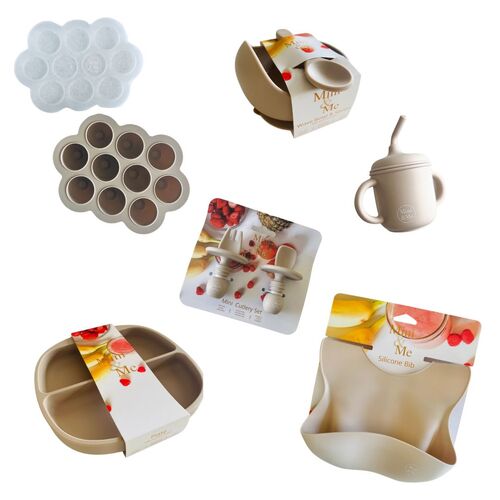 Mini & Me Starting Solids Set Almond