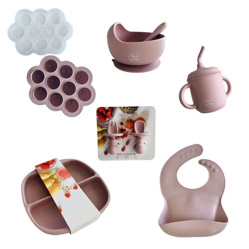 Mini & Me Starting Solids Set Cherry