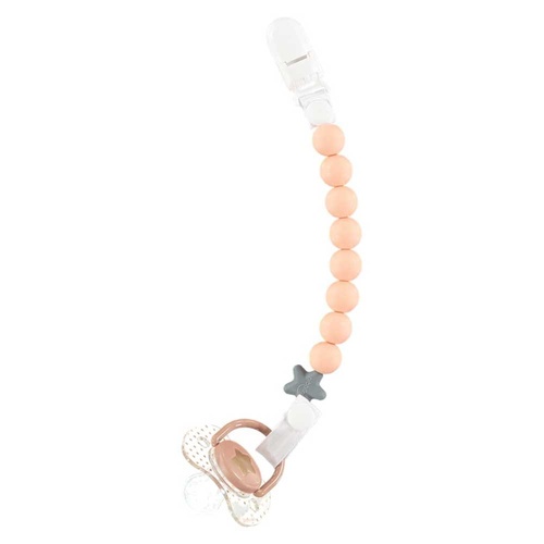 Nibbling Pluto Dummy Clip - Peach