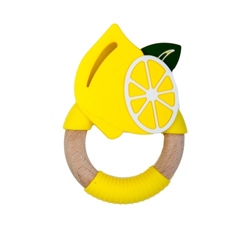 Nibbling Superfoods Teething Toy Lemon