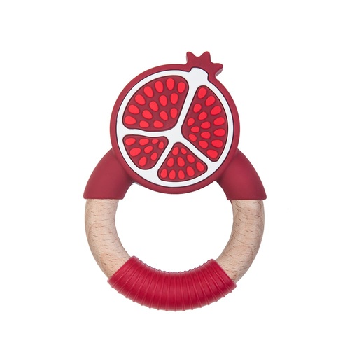 Nibbling Superfoods Teething Toy Pomegranate