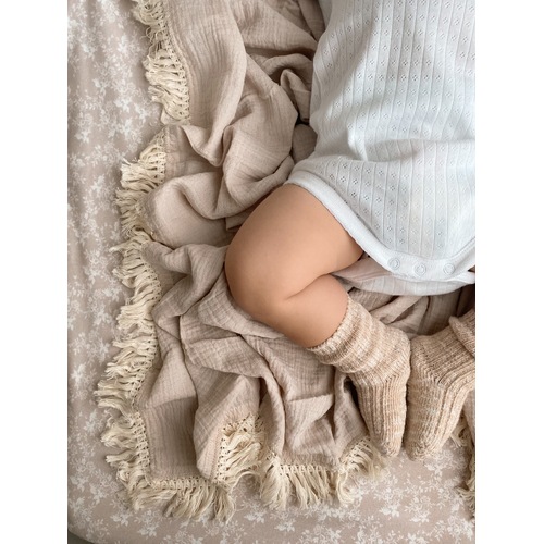 Mini deals muslin blanket